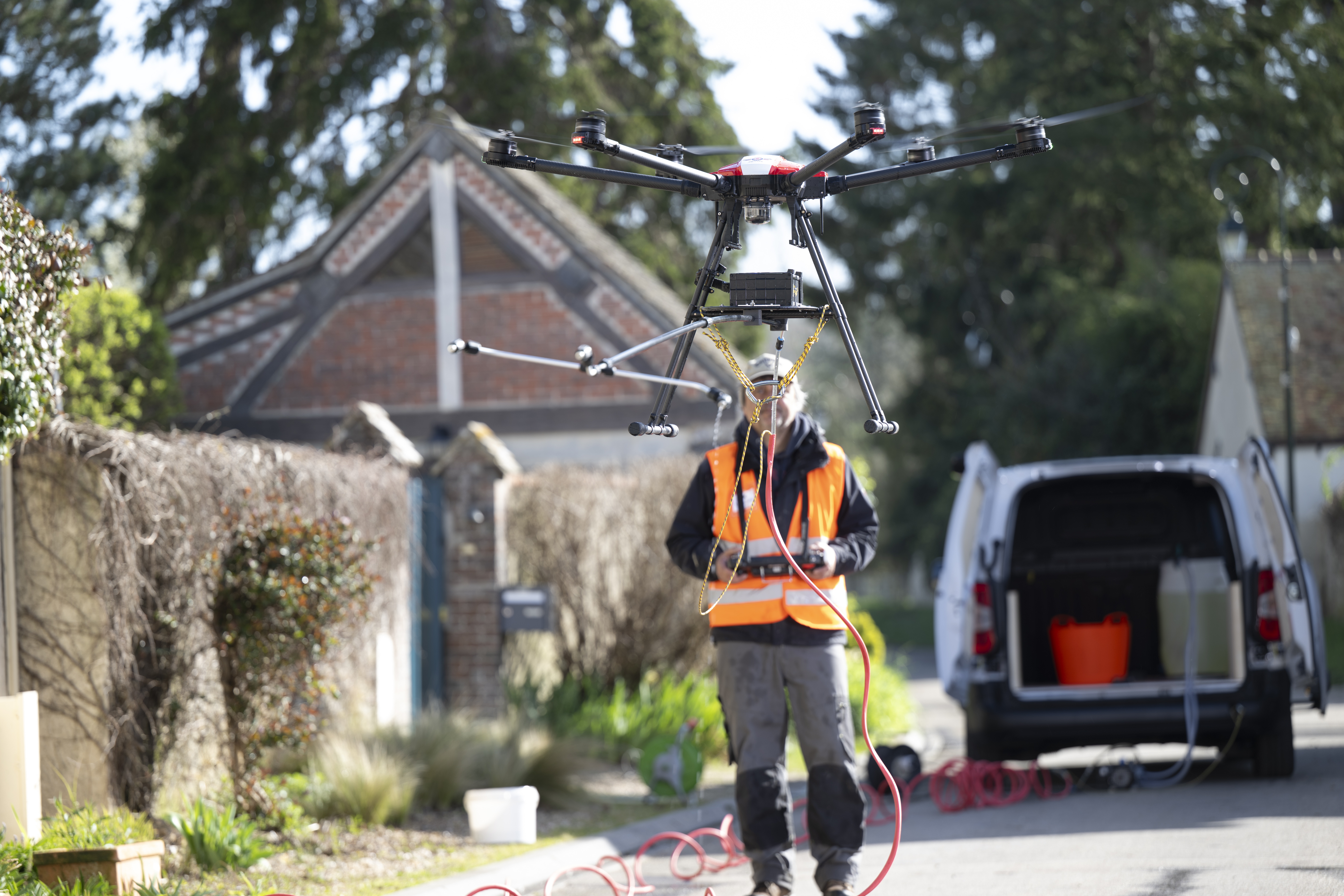 Nettoyage écologique par drone